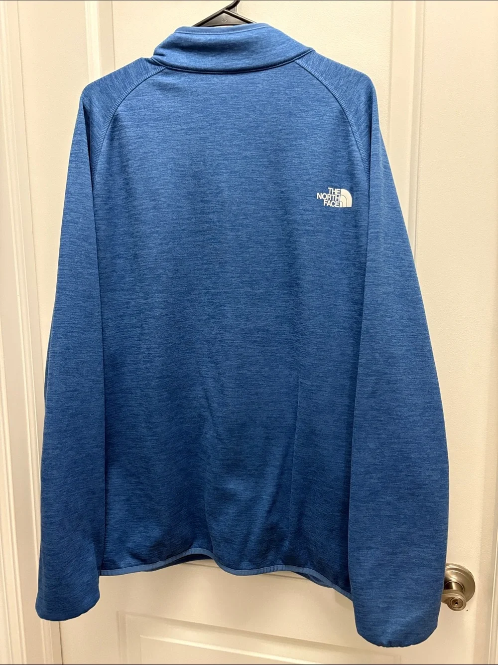 The North Face Men’s XXL Heather Blue Full Zip Performance Fleece Jacket